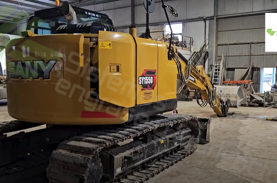 MONTAJE ENGRASE AUTOMATICO EN EXCAVADORA SANY SY155U portada