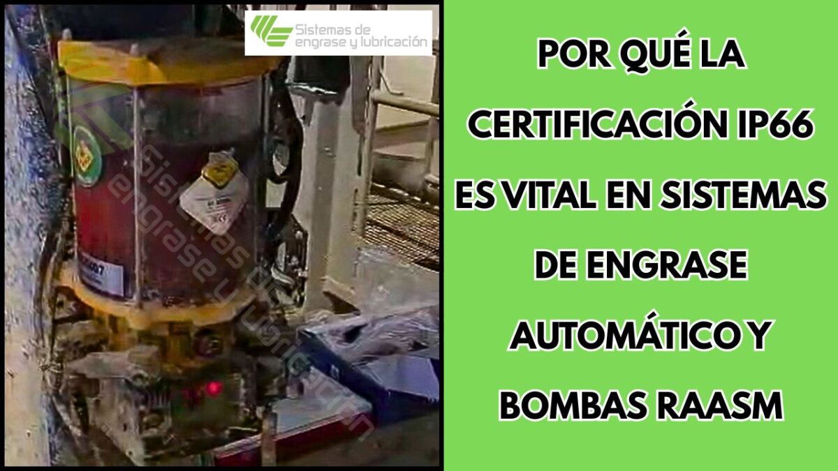 Por qué la Certificación IP66 es Vital en Sistemas de Engrase Automático y Bombas RAASM